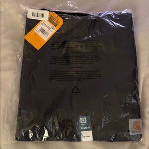 NWT Carhartt Black Long Sleeve 1/4 zip **RELAXED FIT